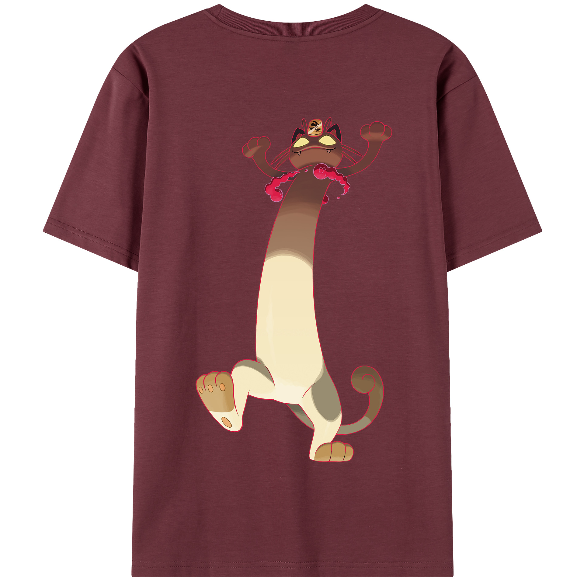 （画像用） ポケットモンスター Pokémon 綿100％半袖Tシャツ（背面プリント）